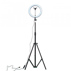 Кольцевая светодиодная лампа со штативом Ring Fill Light диаметр 26 см