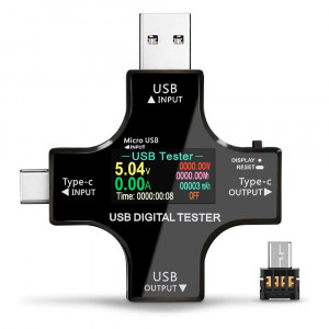 Цифровой USB тестер Type-C HRS A18