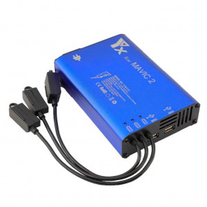Универсальное зарядное устройство для DJI Mavic 2 (3 батареи + 2 USB)